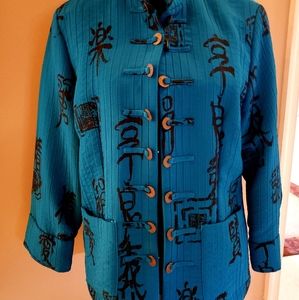 Jacket, fully lined, like new! Dont think it was e